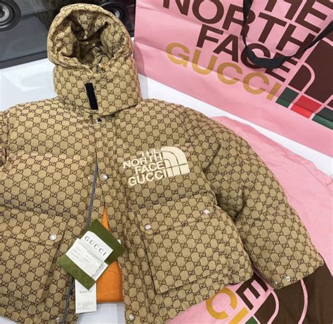 north face gucci bubble jacket|north face Gucci boots price.